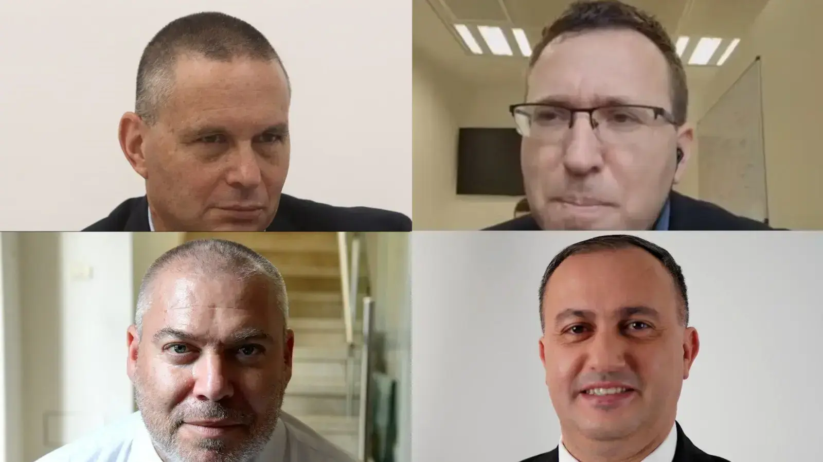 פרופ' חגי לוין, עו"ד איימן אבורייא, גונן בן יצחק, יזהר שי