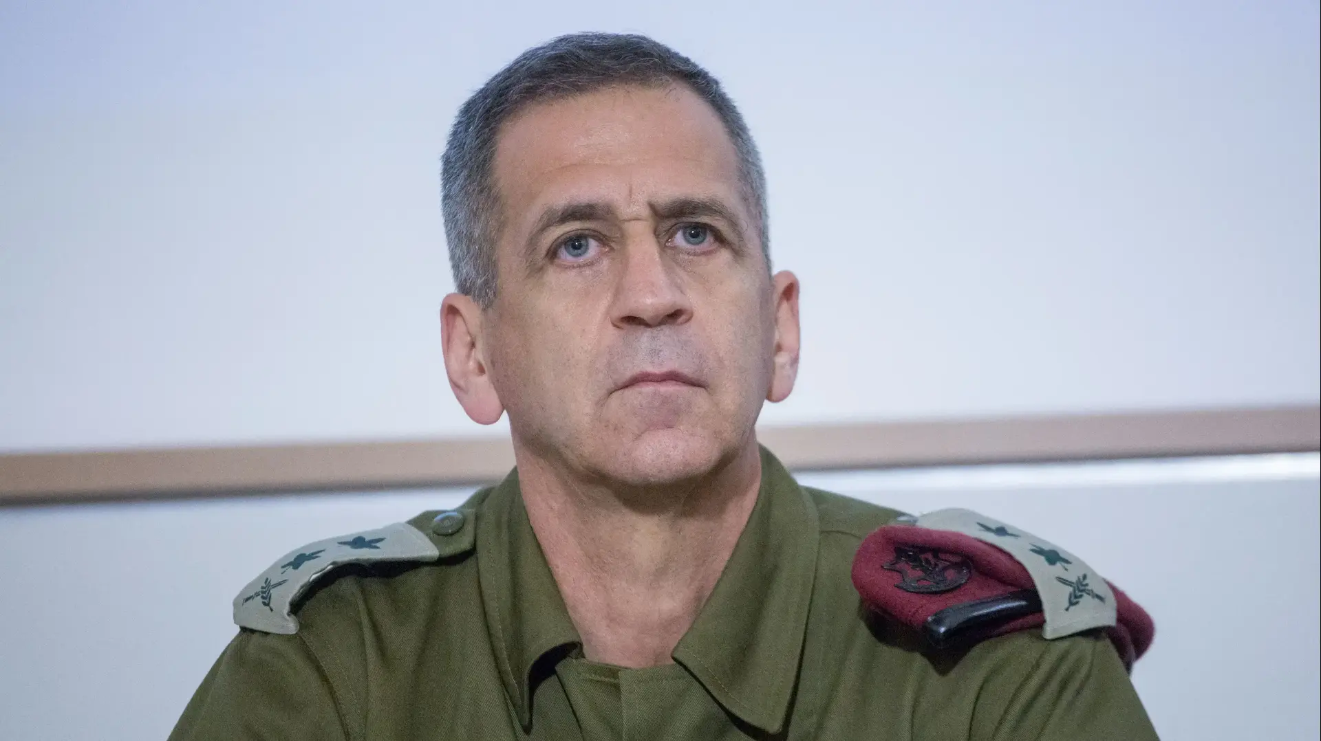 הרמטכ"ל אביב כוכבי בדיון בקריה, 12 בנובמבר 2019