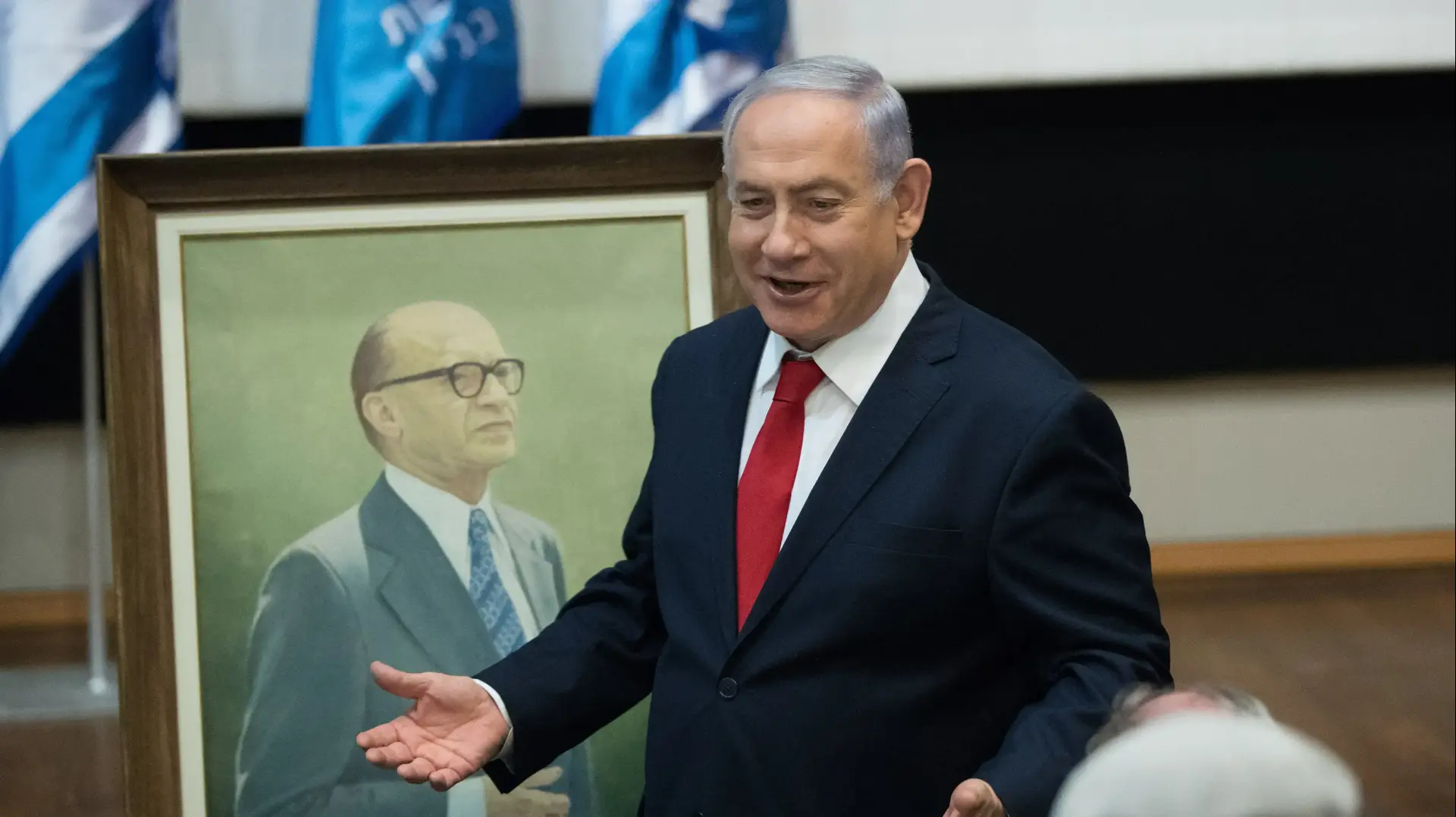 ראש הממשלה, בנימין נתניהו במהלך ישיבת מפלגת הליכוד במרכז מורשת בגין בירושלים 11 במרץ 2019