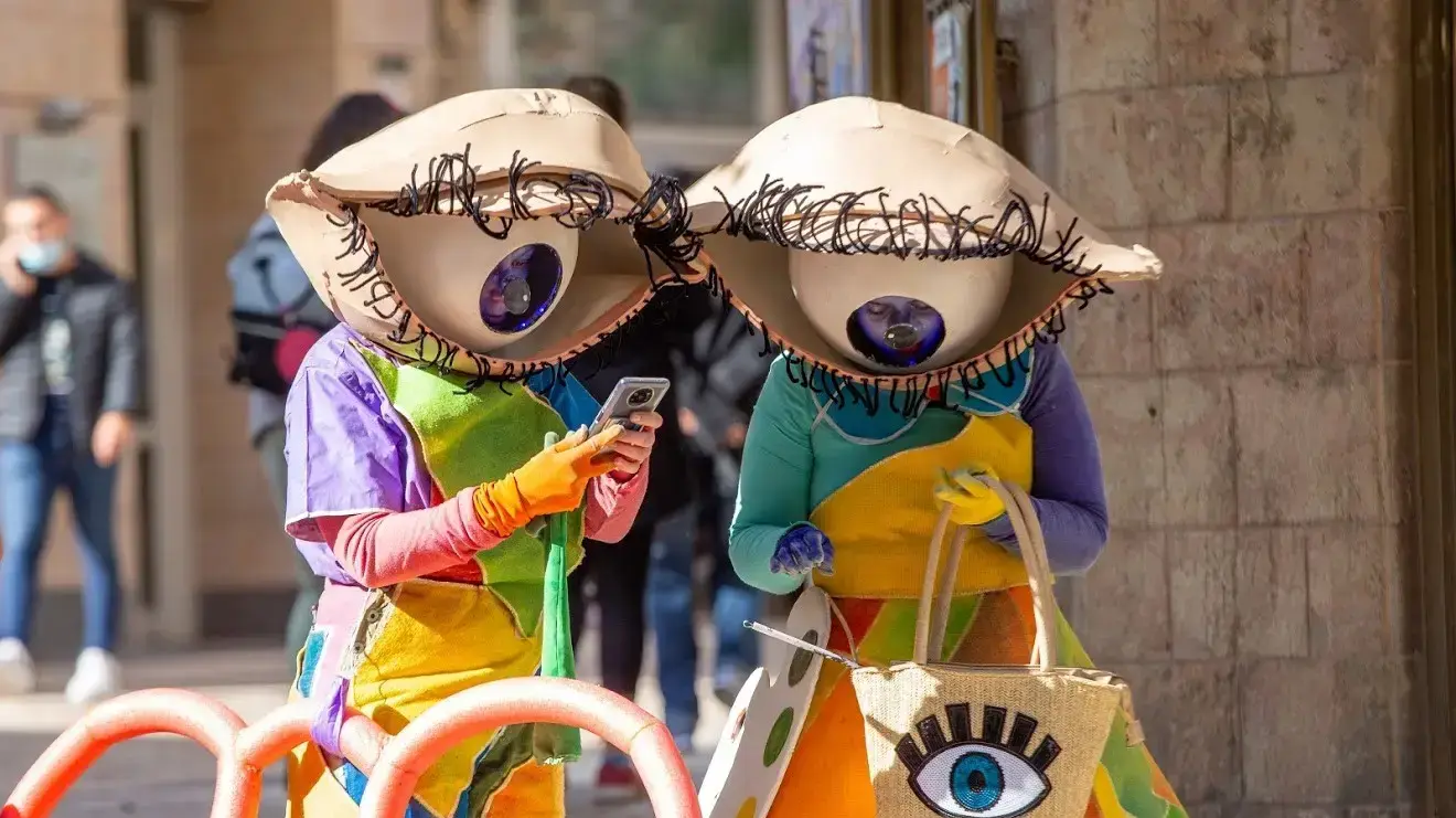 אמני רחוב בירושלים בפורים אמני רחוב בירושלים בפורים