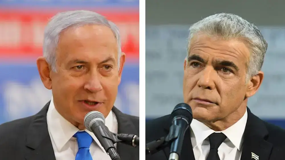 יאיר לפיד ובנימין נתניהו