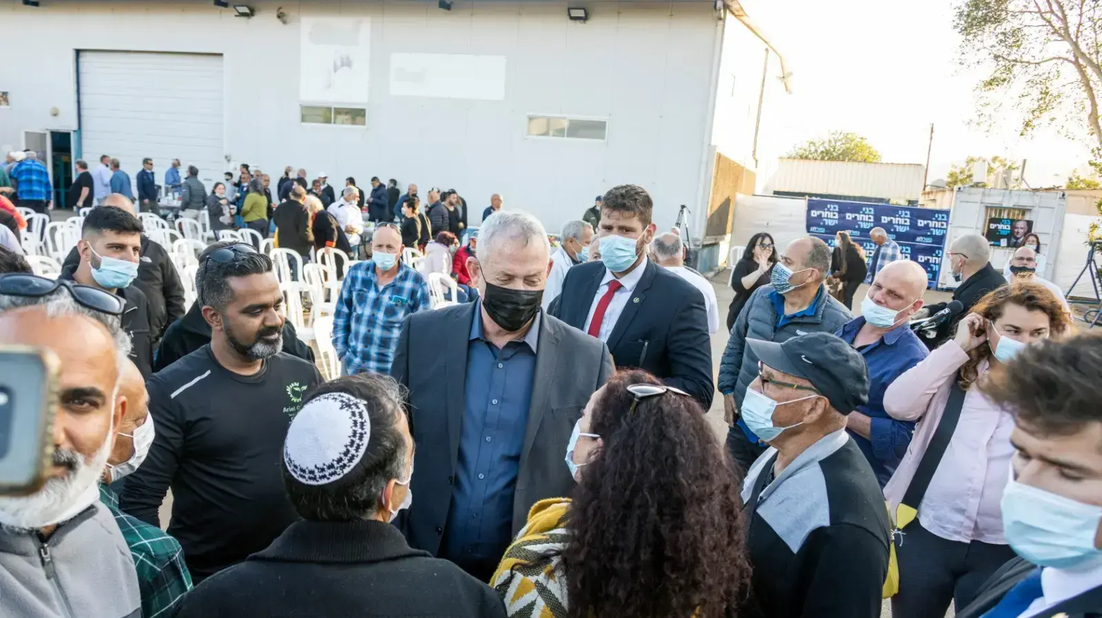 יו"ר כחול לבן, בני גנץ בכנס ביסוד המעלה