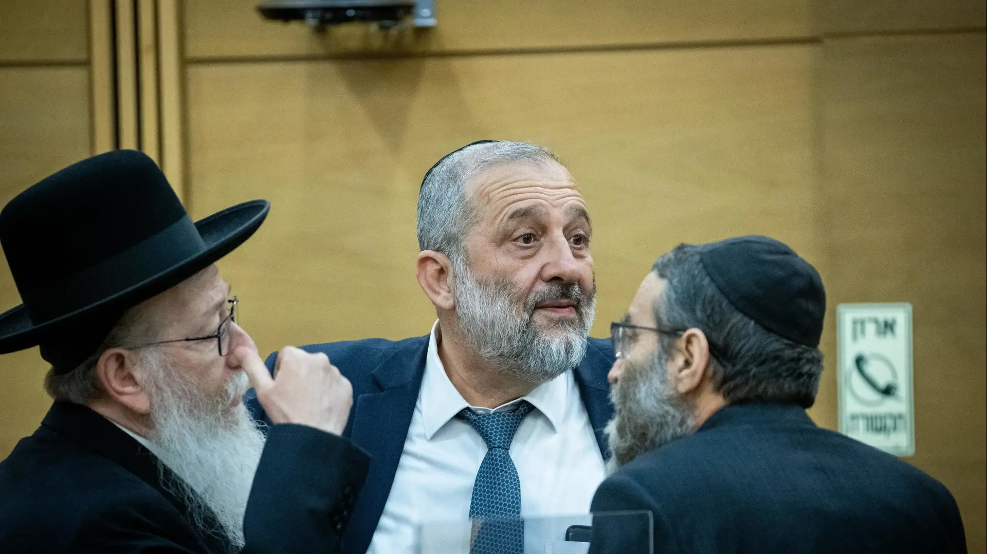 אריה דרעי, יעקב ליצמן, משה גפני,  6 במאי 2021