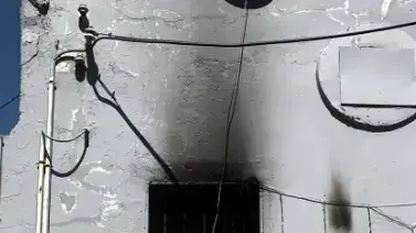 הבית ביפו אליו הושלך בקבוק התבערה בשכונת עג׳מי