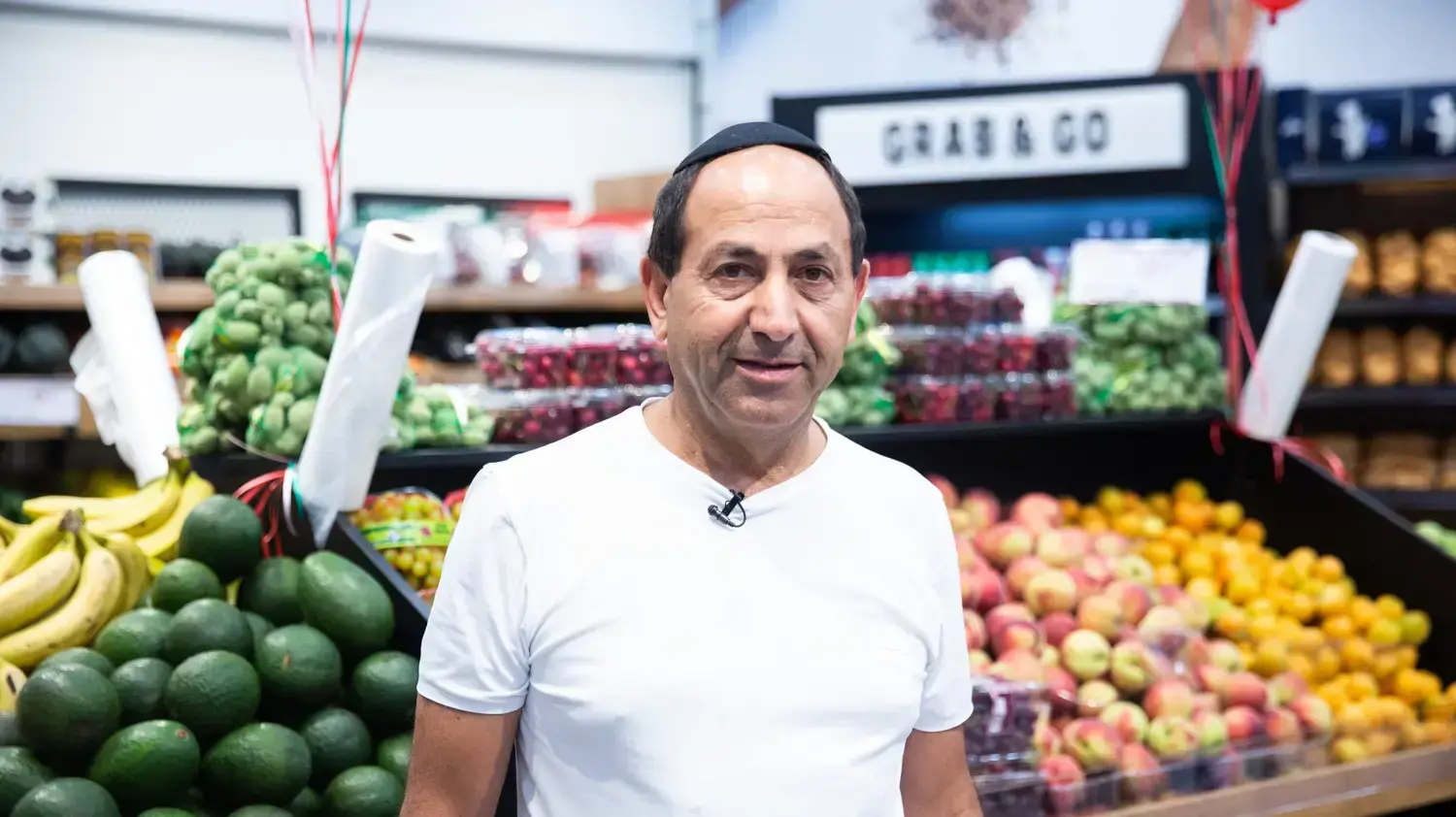 רמי לוי בפתיחת סניף חדש בתל אביב, 1 ביוני 2021