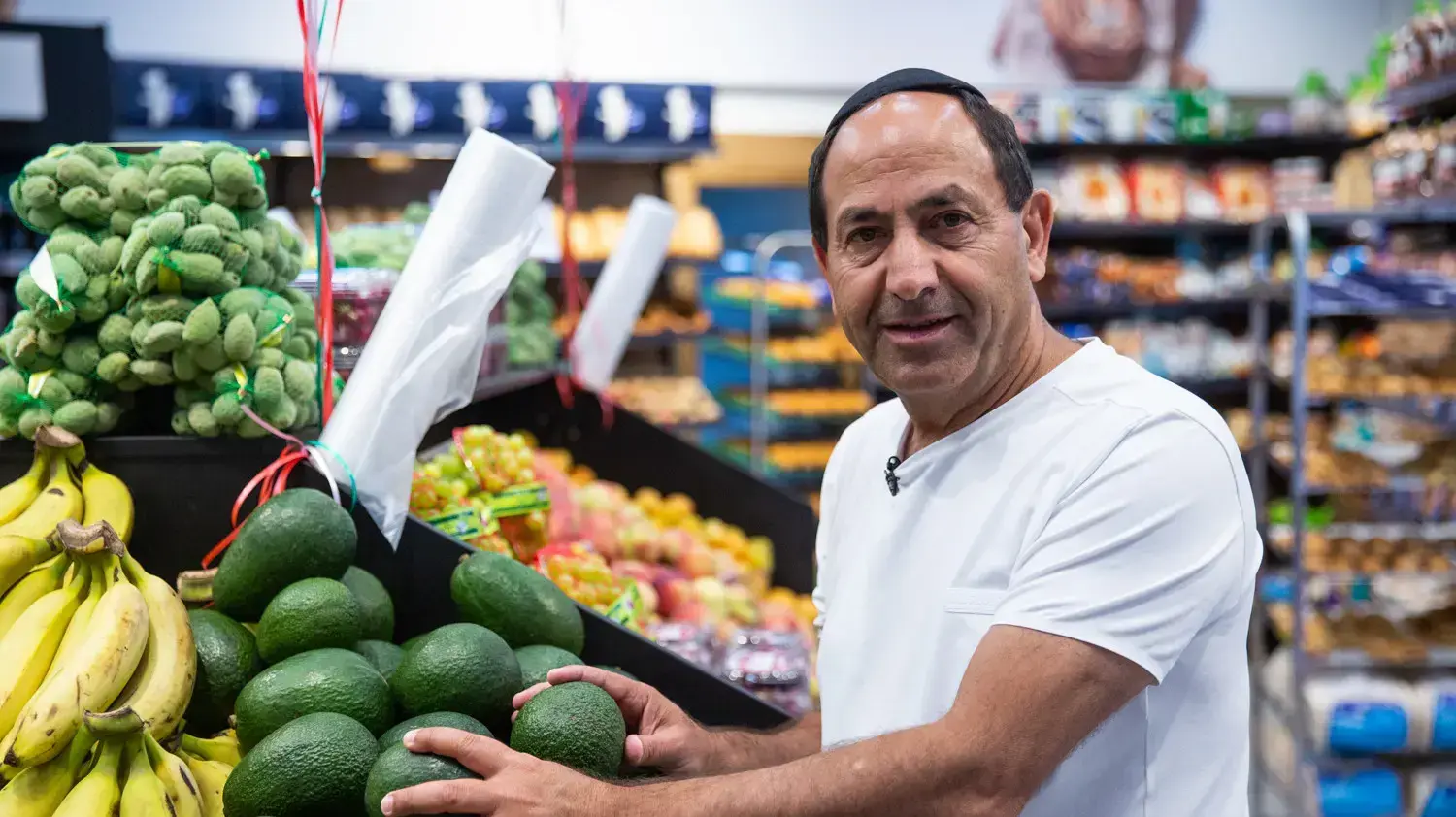 רמי לוי בפתיחת סניף חדש בתל אביב, 1 ביוני 2021