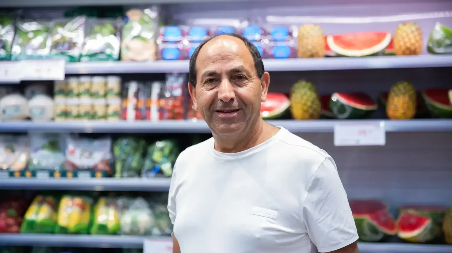 רמי לוי בפתיחת סניף חדש בתל אביב, 1 ביוני 2021
