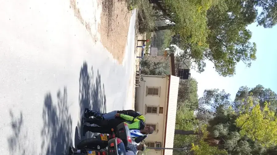אופנוענים הגיעו לניר עוז מרחבי הארץ לחזק את תושבי העוטף לאחר המבצע האחרון. 5 ביוני 2021