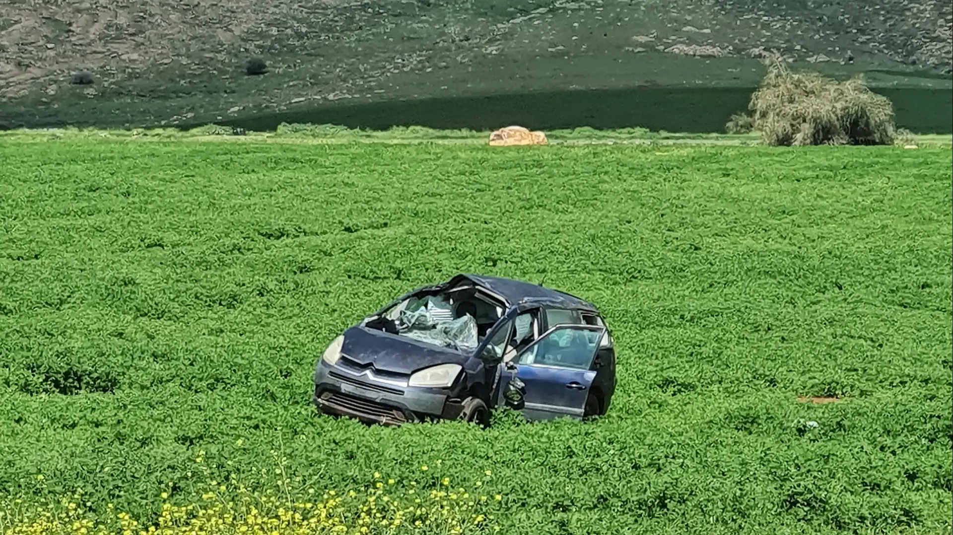 מכונית אחרי תאונה