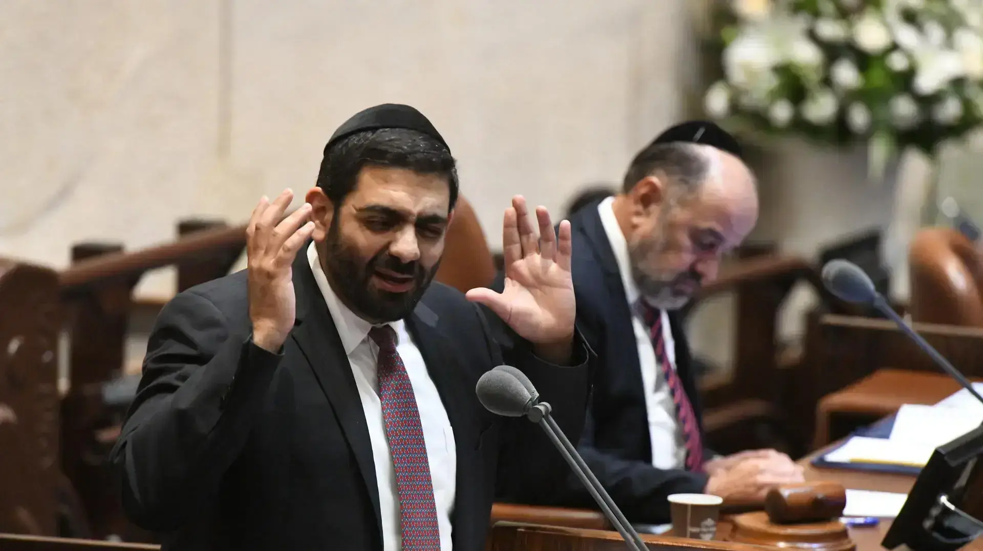 מיכאל מלכיאלי בישיבת השבעת הממשלה, 14 ביוני 2021
