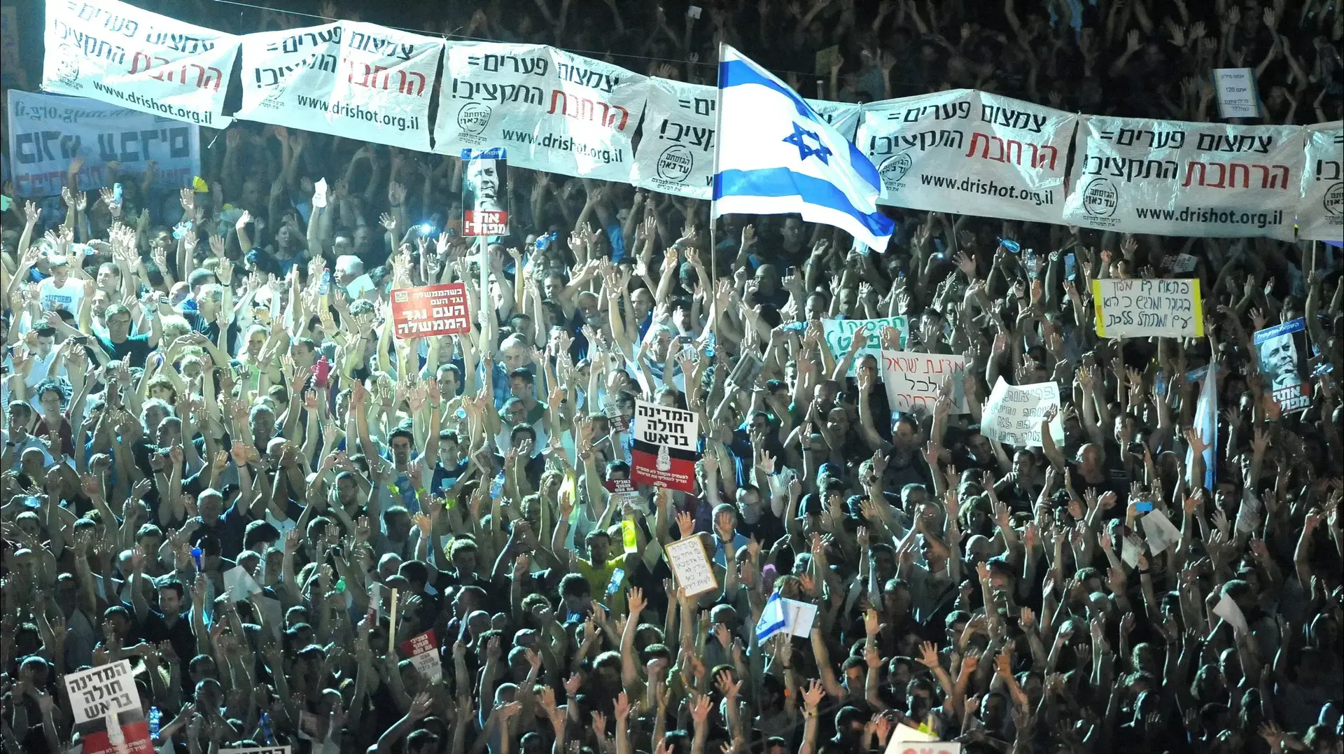 המחאה החברתית בתל אביב