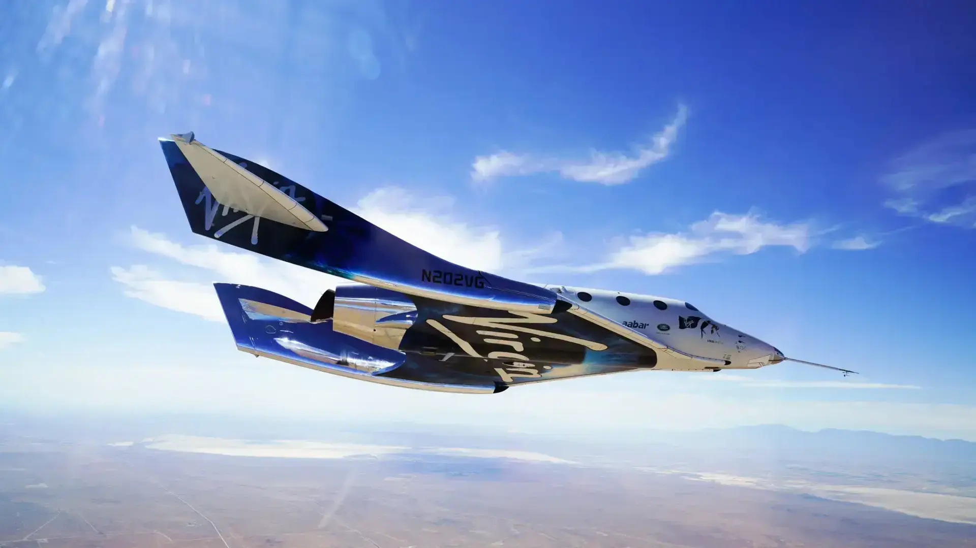 המטוס של Virgin Galactic