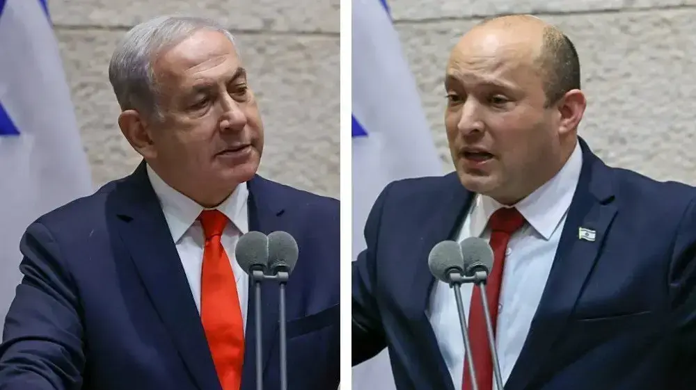 בנט, נתניהו במליאת הכנסת 12 ביולי 2021