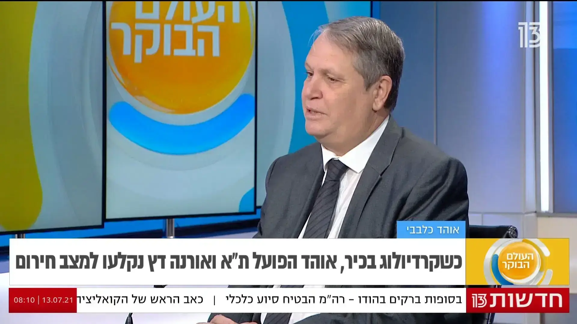 פרופ' יהודה אדלר, העולם הבוקר