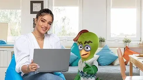 נועה קירל בקמפיין של בזק בינלאומי