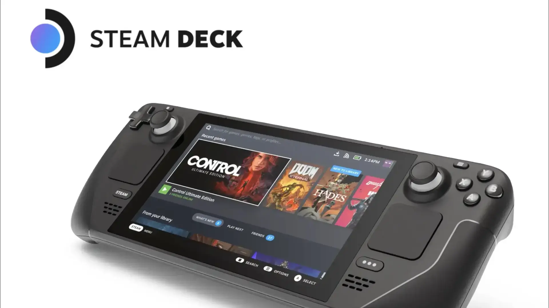 steam deck תמונת קונסולה