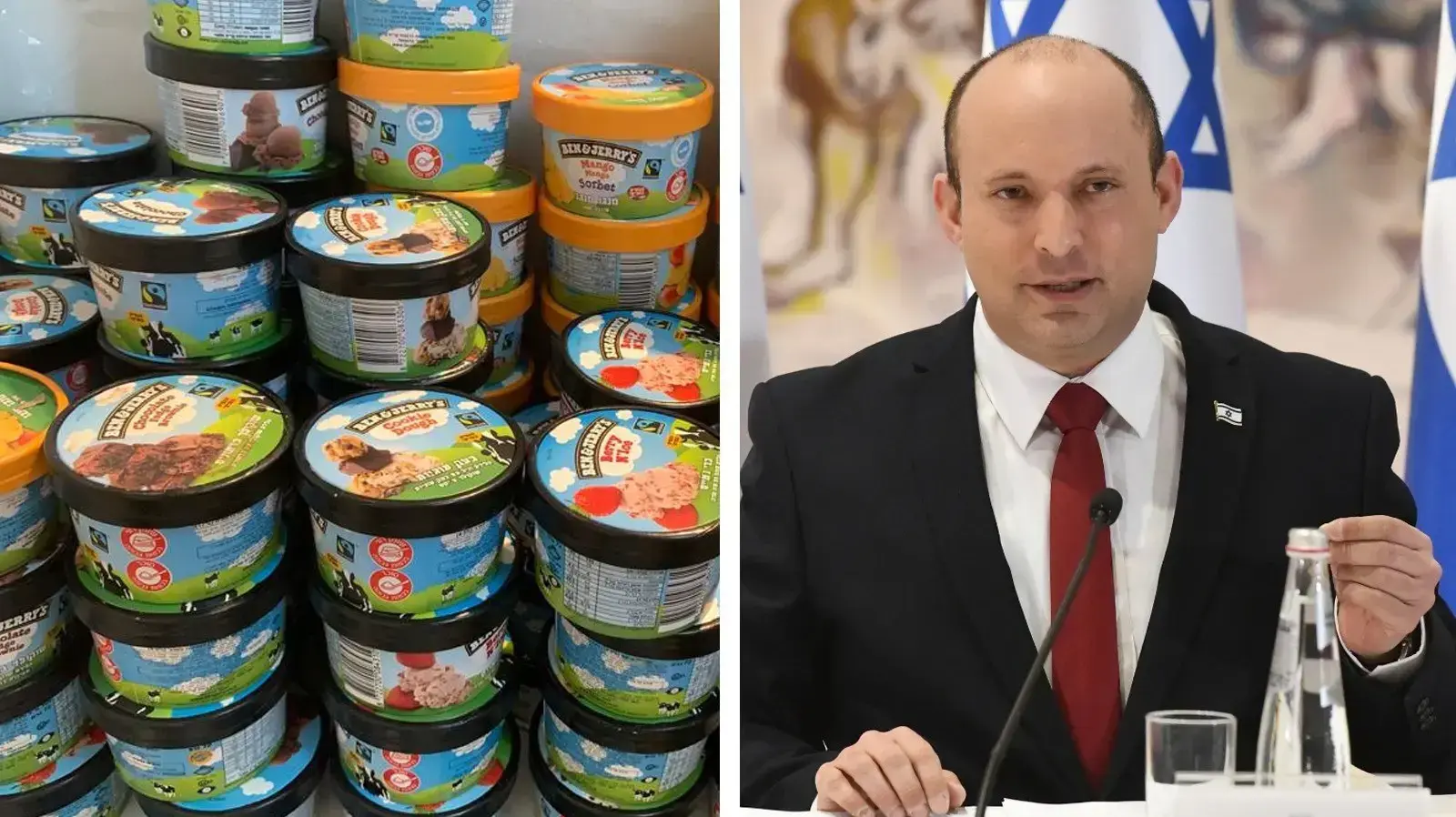 ראש הממשלה, נפתלי בנט וגלידות בן אנד ג'ריס