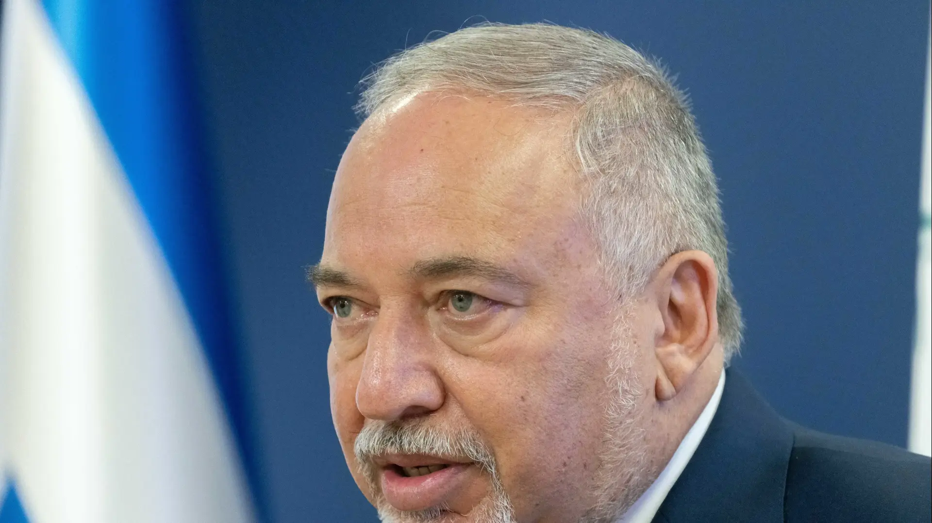 שר האוצר אביגדור ליברמן בהצגת תכנית שצפויה להפחית את מחירי הפירות והירקות, 21 ביולי 2021