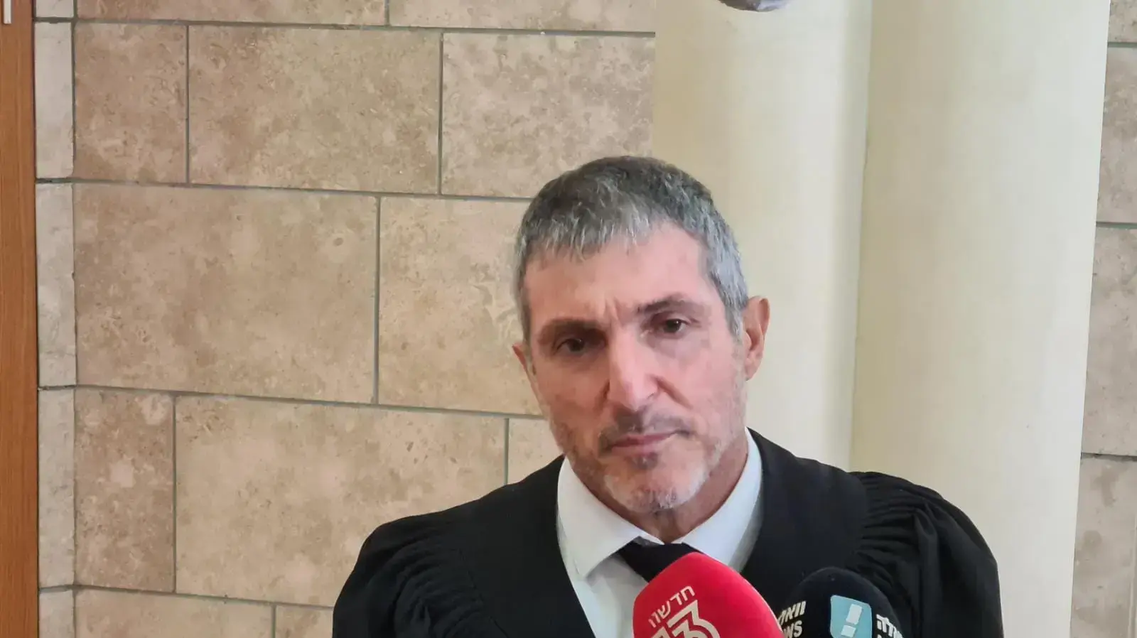 עו"ד ירום הלוי בדיון בבקשת רומן זדורוב לשחרור עד תום ההליכים המשפטיים נגדו, בימ"ש מחוזי נצרת, 26 ביולי 2021