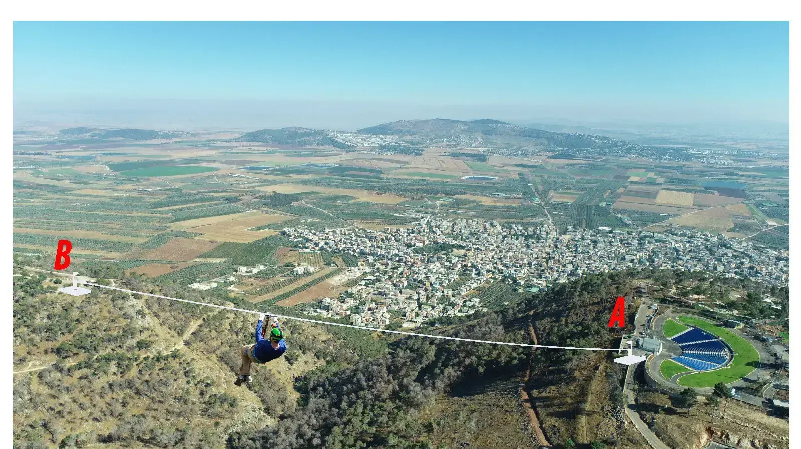 הדמיה של האומגה הארוכה בארץ שתקום בנוף הגליל הדמיה של האומגה הארוכה בארץ שתקום בנוף הגליל