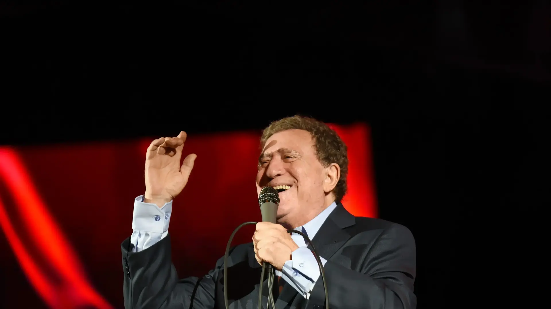 יהורם גאון, מתוך המופע "חוגג בגאון", היכל התרבות בתל אביב, 2 באוגוסט 2021