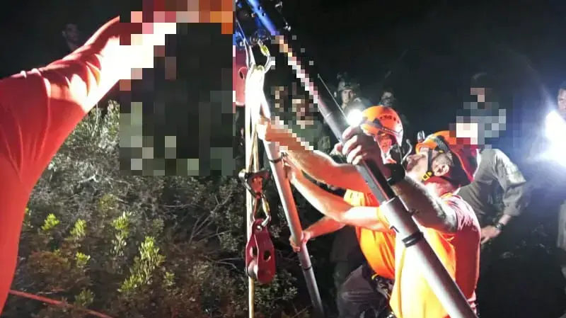 חילוץ אדם שנפל לבור עמוק באזור נחושה 22 בספטמבר 2021