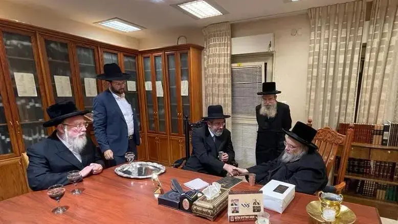 הרב הראשי במעון האדמו"ר מבעלזא