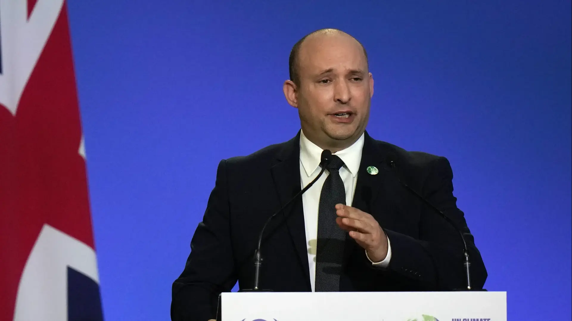 ראש הממשלה, נפתלי בנט נואם בפסגת האלקים בגלזגו