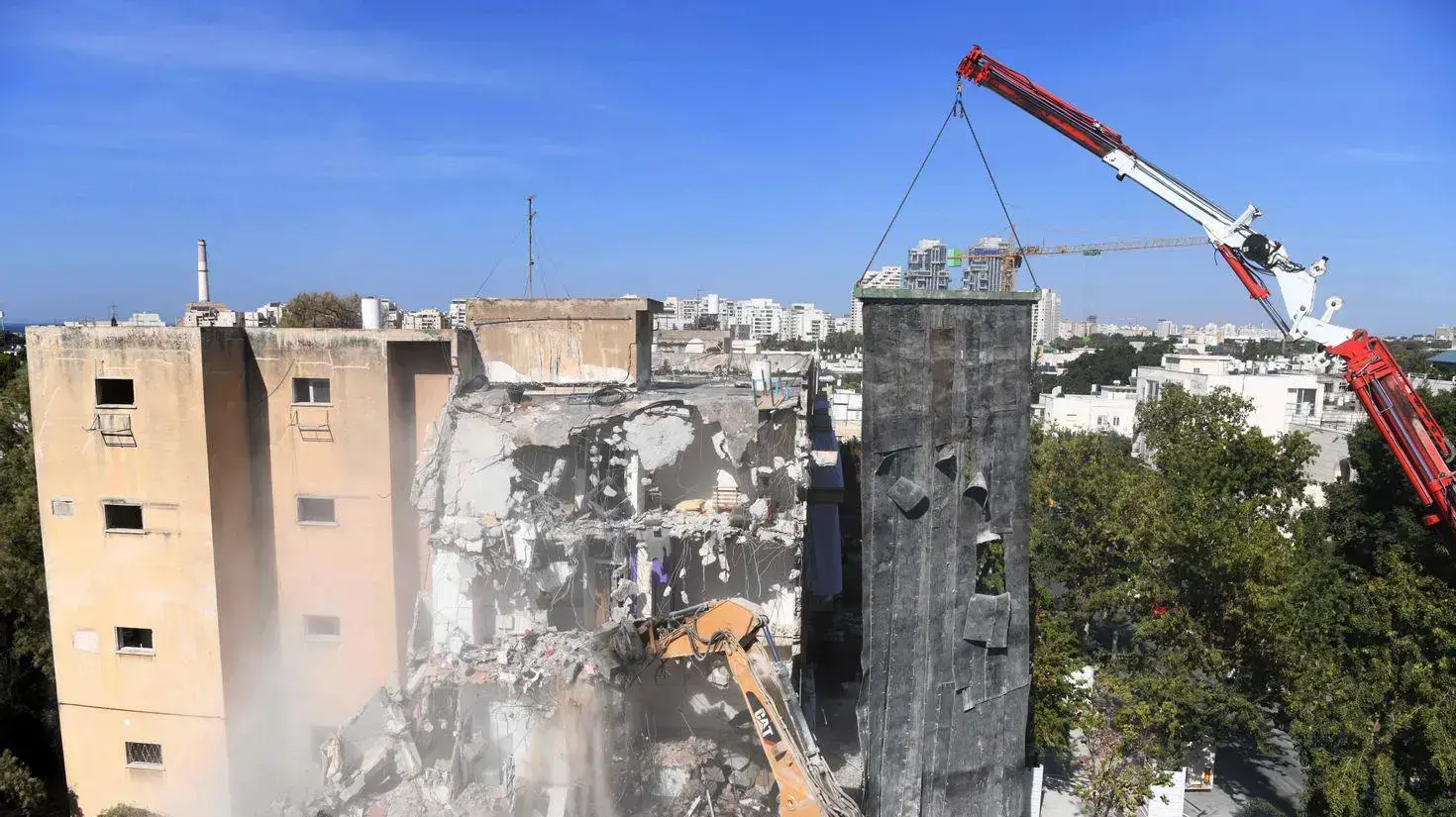 הריסת שכונה בסאמט לטובת פרויקט יוקרה