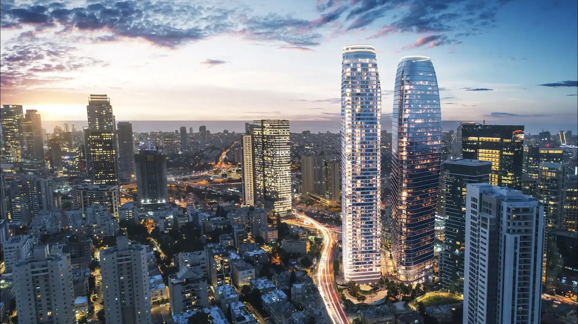 exchange ramat gan יזמים - אזורים ומגדל ביטוח