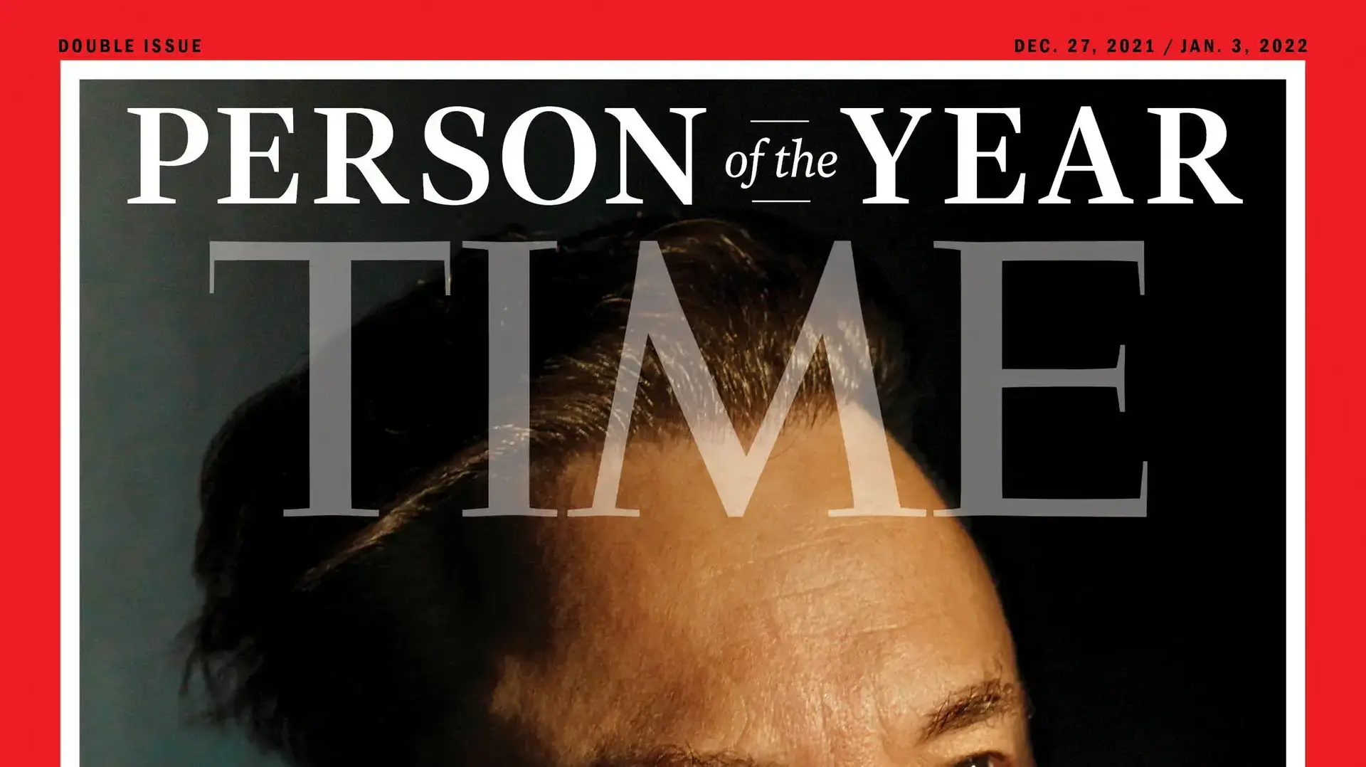 אילון מאסק על שער מגזין TIME בו נבחר ל"איש השנה 2021"