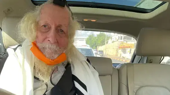 הרב ברלנד עם שחרורו מכלא ניצן 15 דצמבר 2021
