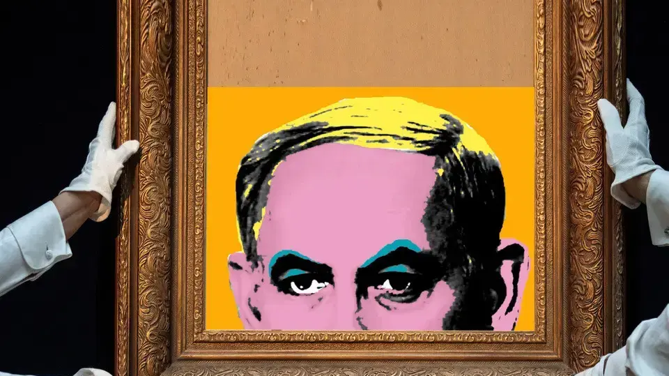 איור של זאב ("שושקה") אנגלמאיר מתוך תערוכה לסיכום מיטב הקריקטורות הישראליות שנוצרו בשנת 2021 בספריית בית אריאלה