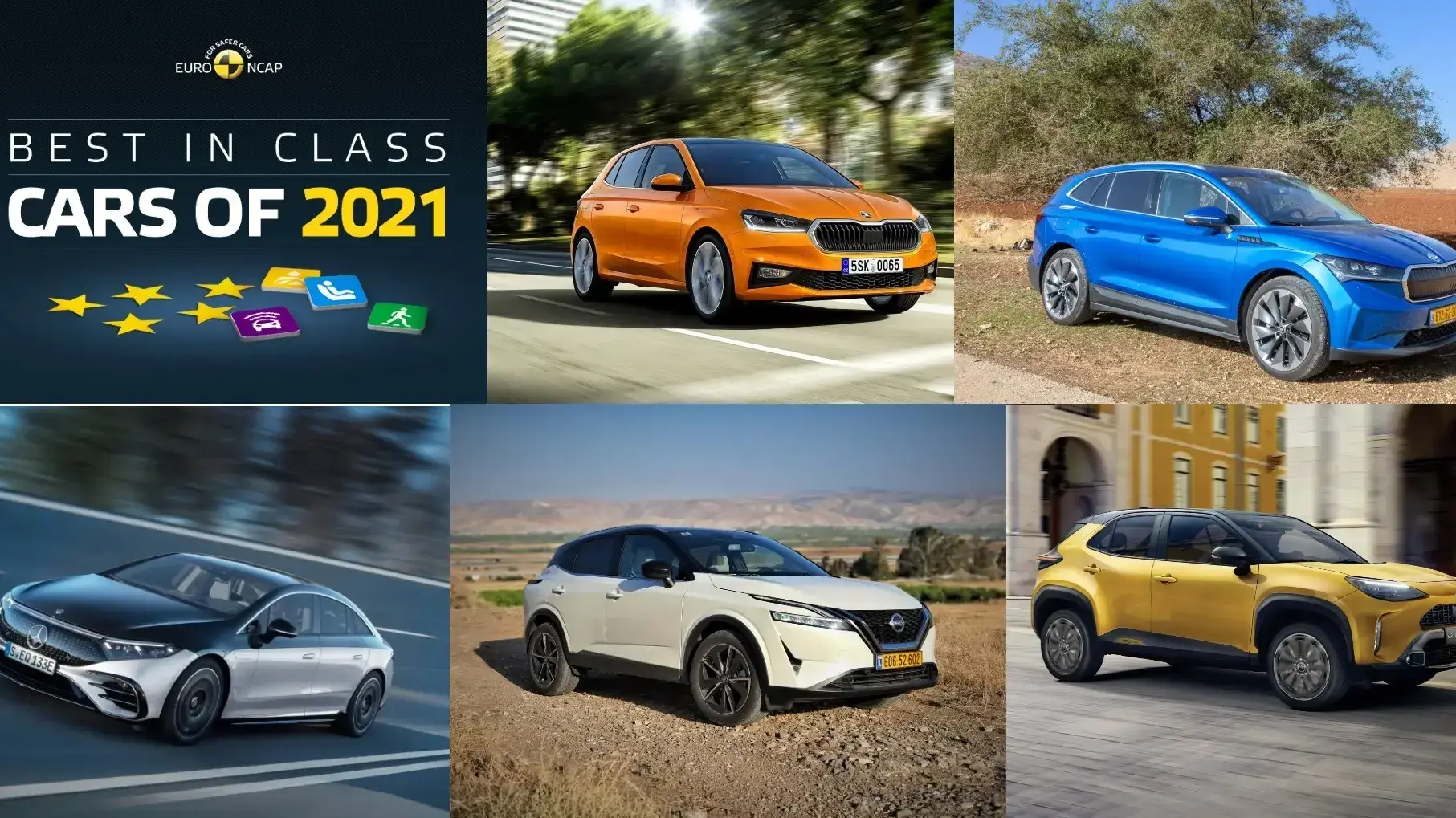 כלי הרכב הכי בטוחים ב-2021