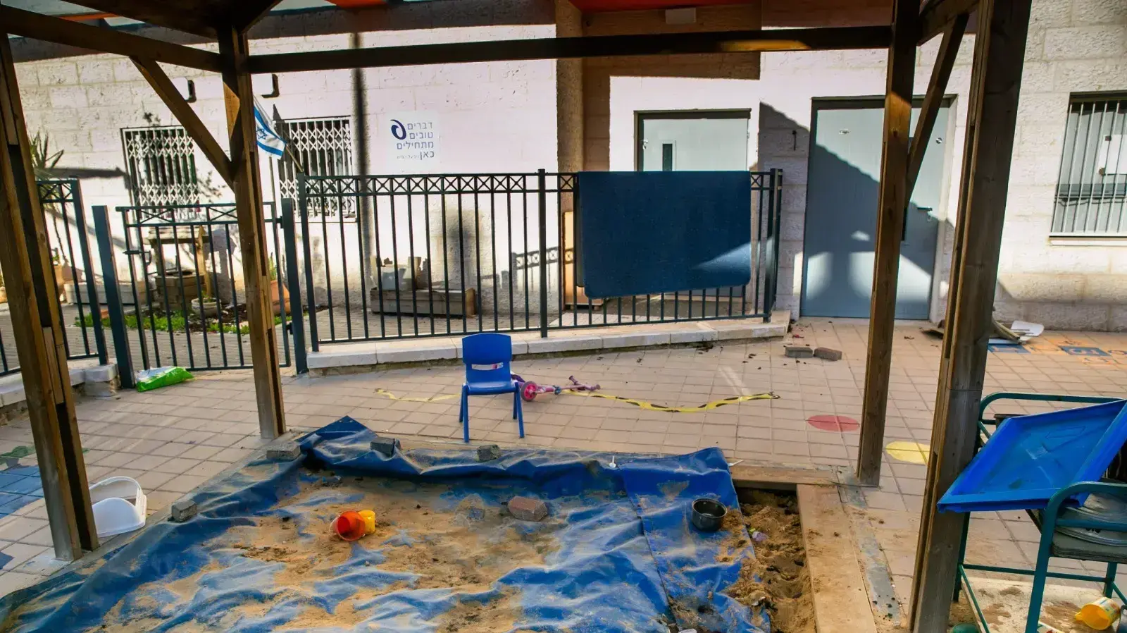 גן ילדים בו חשודה הגננת בצהרון בתקיפת ילדים, ירושלים, 9בינואר 2022