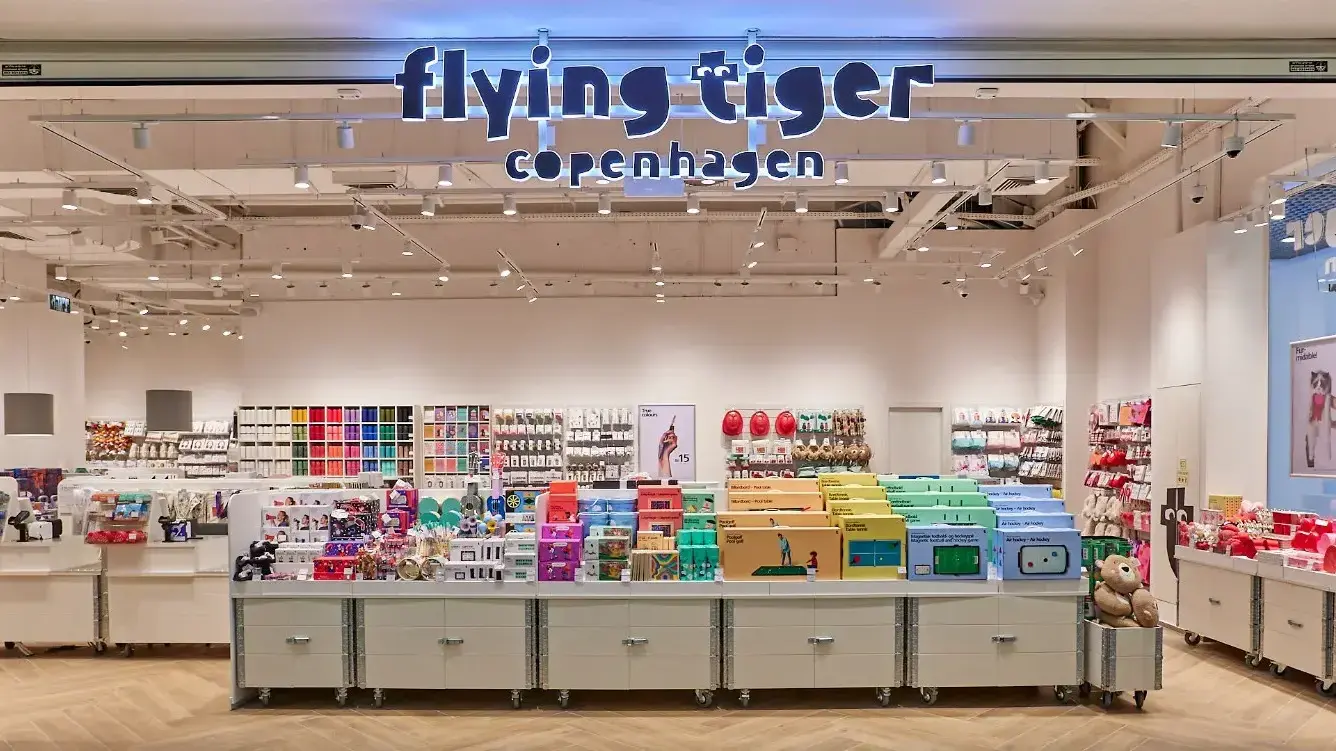 החנות הראשונה של רשת flying tiger copenhagen בקניון עזריאלי תל אביב