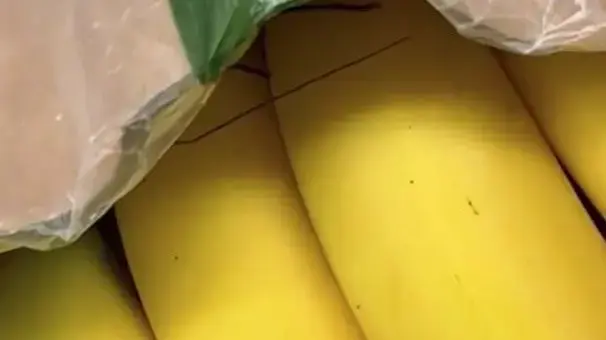 תגלית מחרידה בבננות בסופרמרקט