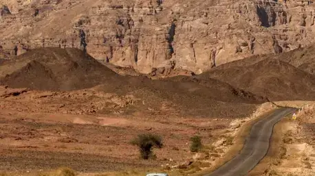 כביש 90 ליד הרי אילת
