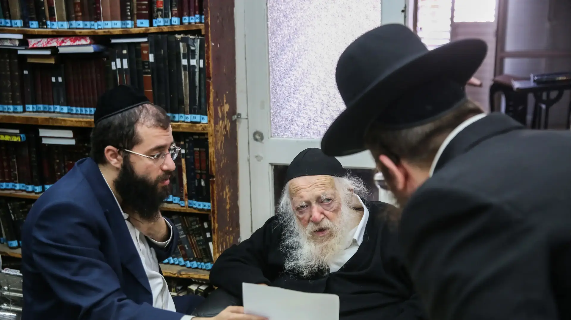 הרב חיים קנייבסקי ונכדו ינקי