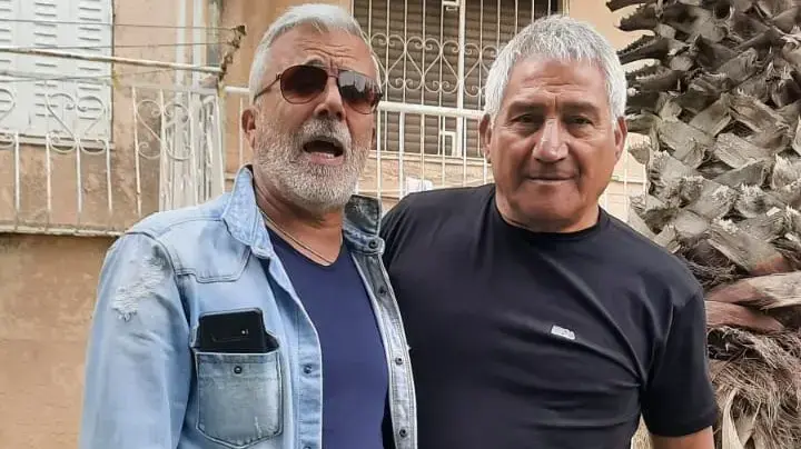 עלי עותמן עם מישל דיין