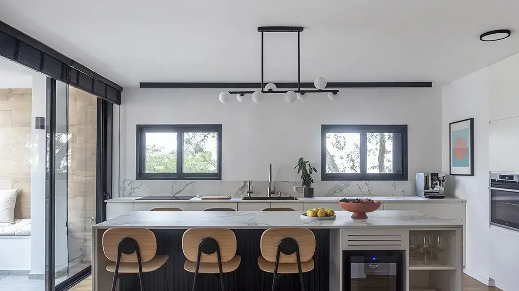 דירת המרפסות בגבעתיים. עיצוב פנים: חן שדמי