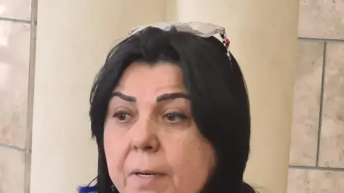 אילנה ראדה בתוך הדיון במשפטו החוזר של רומן זדורוב 28 באפריל 2022