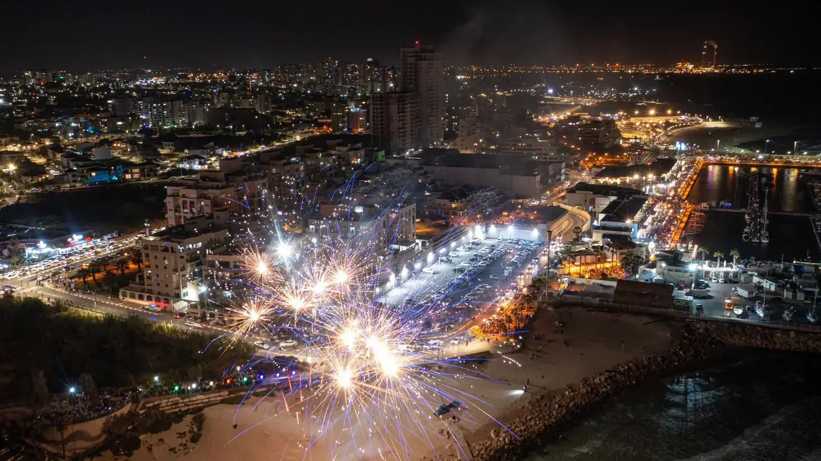 מופע זיקוקים באשקלון
