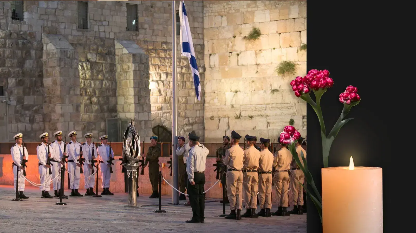עצרת הזיכרון הממלכתית לחללי צה"ל ברחבת הכותל ירושלים, מאי 2014