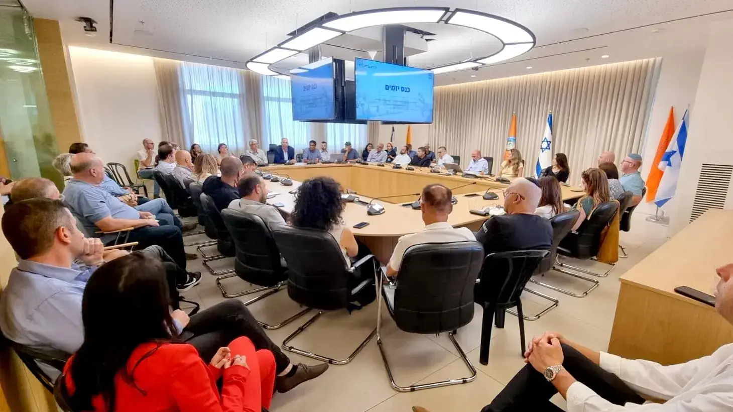 חשיפת המיתוג החדש של העיר לוד בלשכת ראש העיר