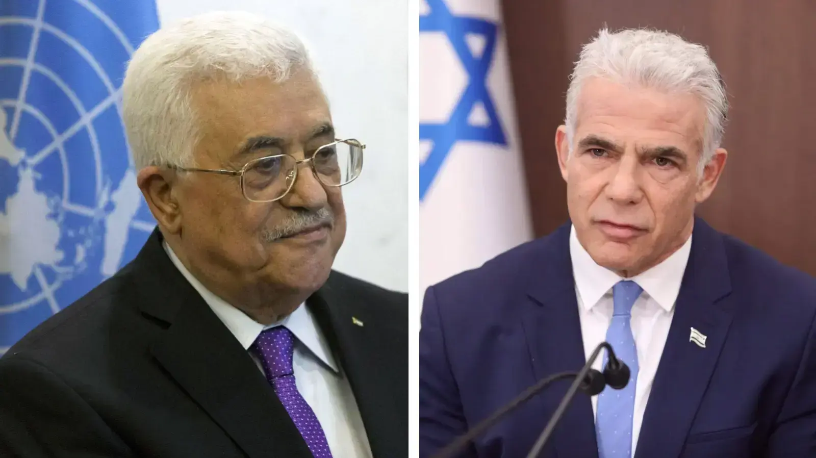 רה"מ יאיר לפיד,מחמוד עבאס