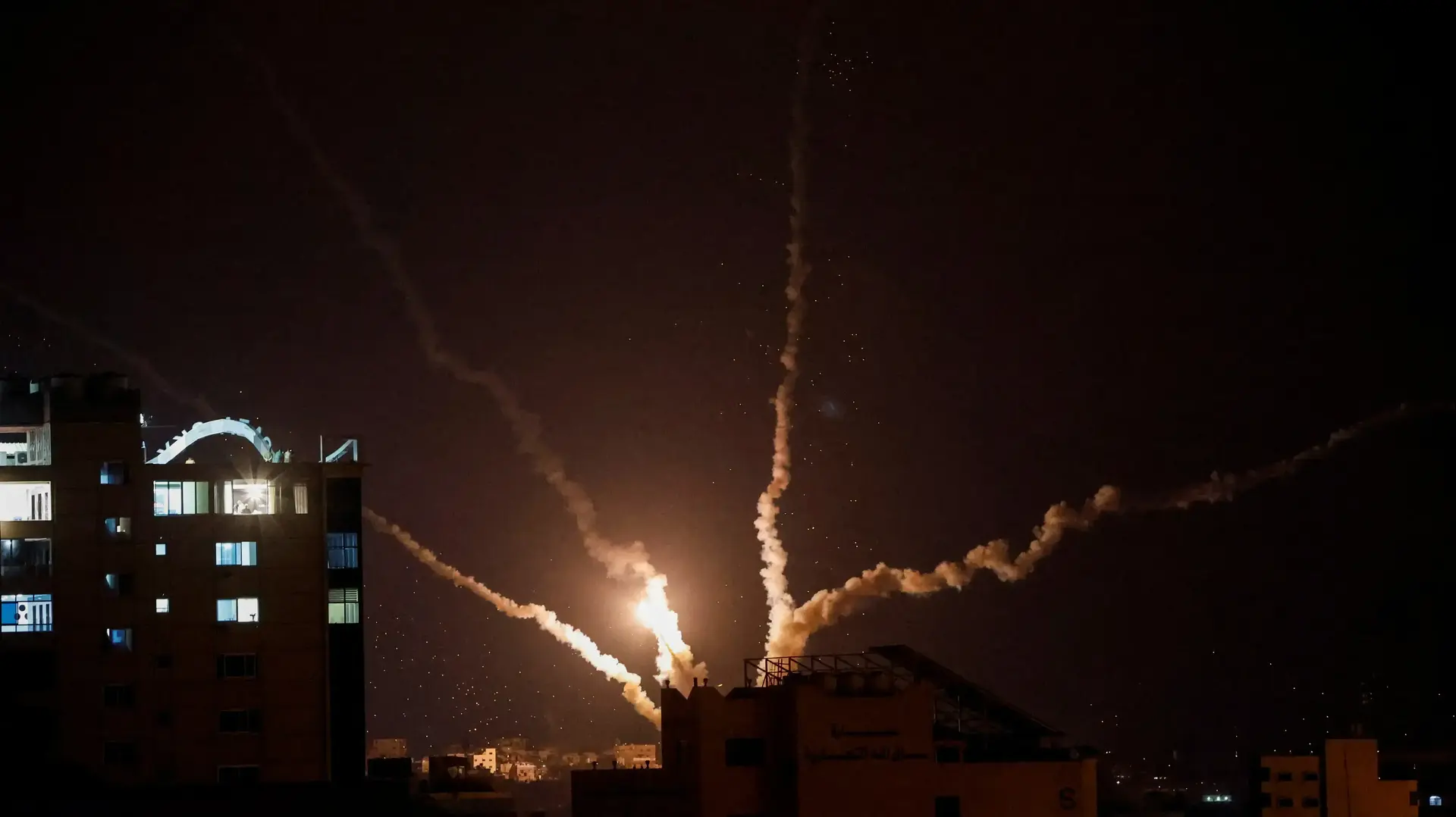 שיגור מטח רקטות מתוך רצועת עזה לכיוון ישראל  05 באוגוסט 2022