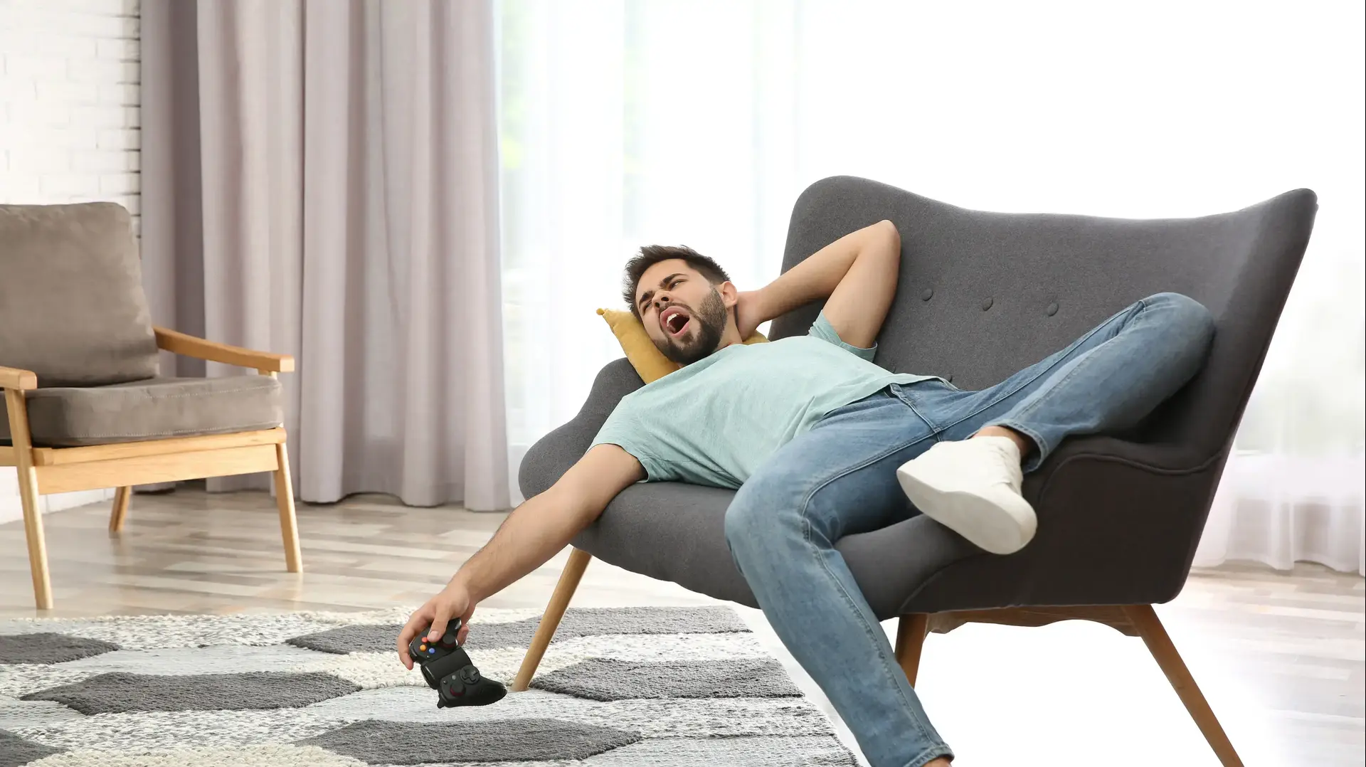 גבר עצלן