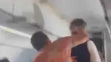 נוסע חבט בדייל בטיסת אמריקן איירליינס