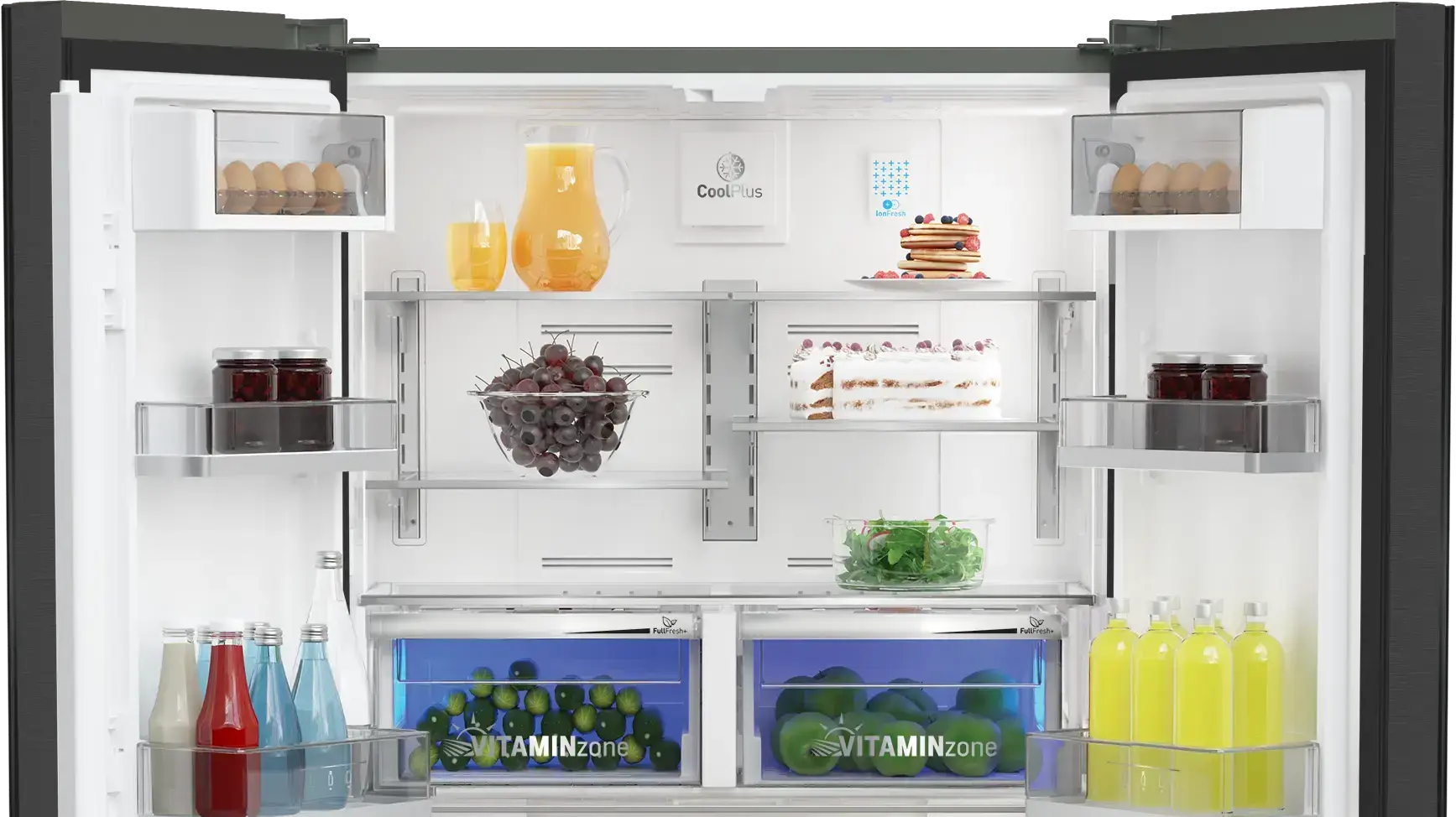 מקרר גרונדיג 4 דלתות